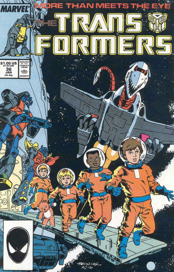 Cover of The Transformers #36
