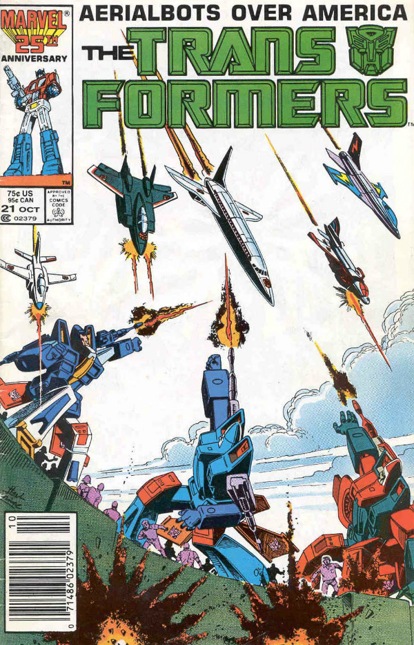 Cover of The Transformers #21