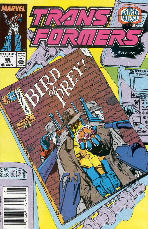 Cover of The Transformers #62