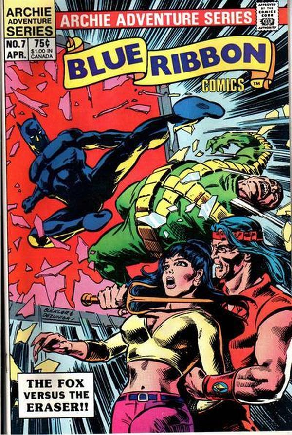 Blue Ribbon Comics (1983) #7 cover