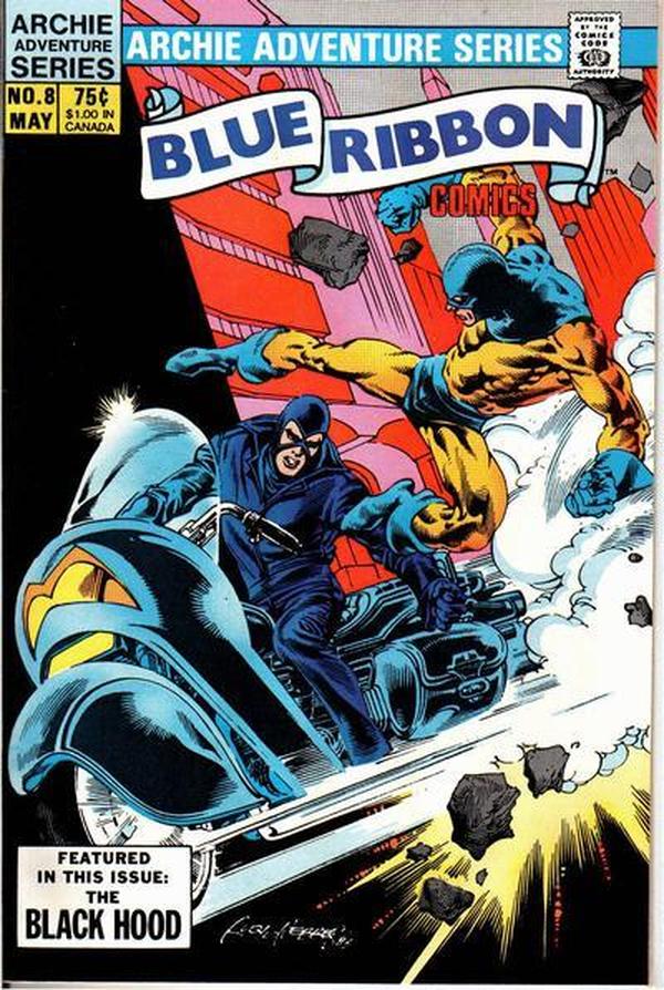 Blue Ribbon Comics (1983) #8 cover