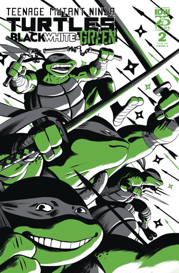 Teenage Mutant Ninja Turtles: Black White & Green
