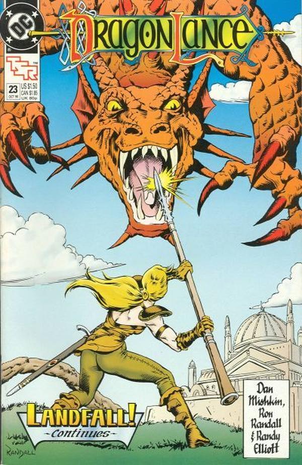 DragonLance Comic Book (1988) #23 cover
