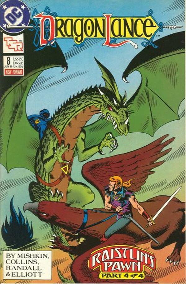 DragonLance Comic Book (1988) #8 cover