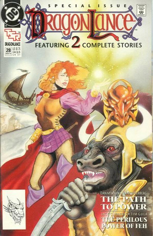 DragonLance Comic Book (1988) #28 cover