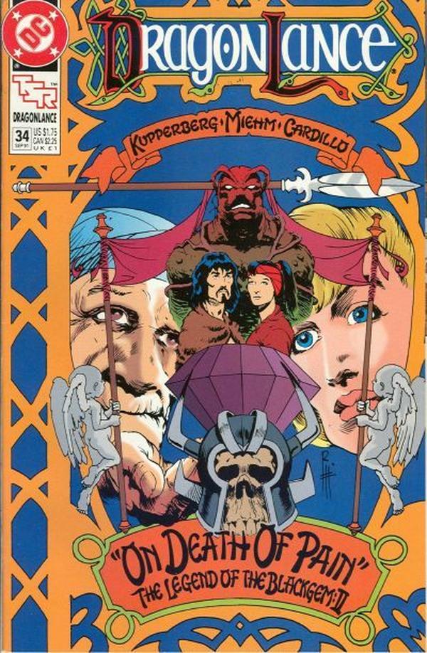 DragonLance Comic Book (1988) #34 cover