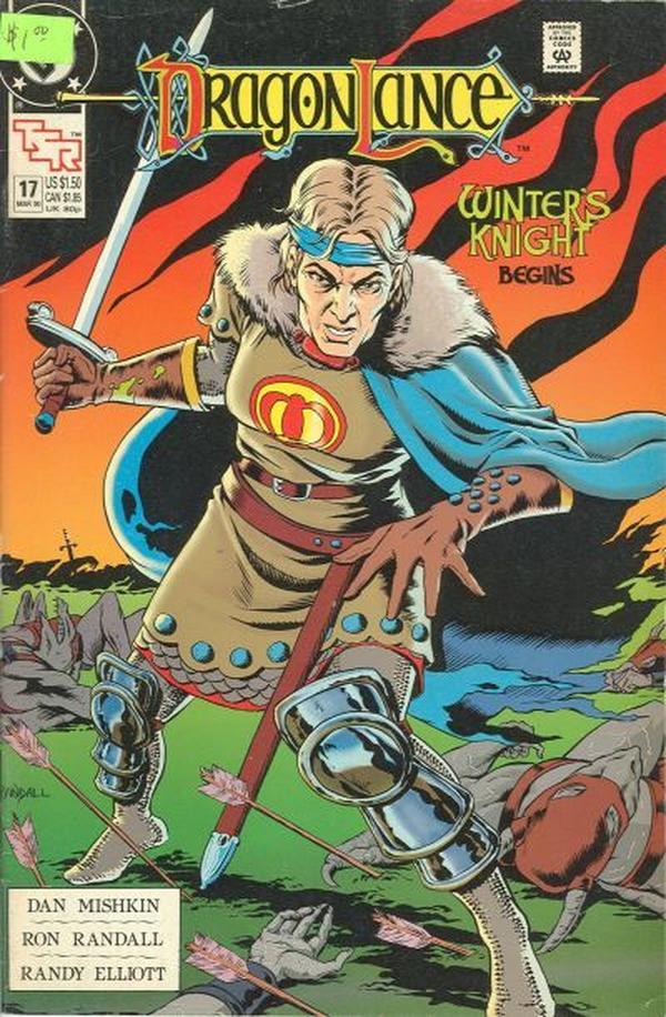 DragonLance Comic Book (1988) #17 cover
