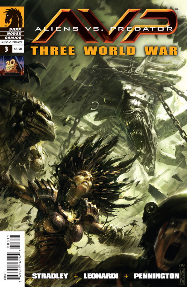 Cover of Aliens vs. Predator: Three World War #3