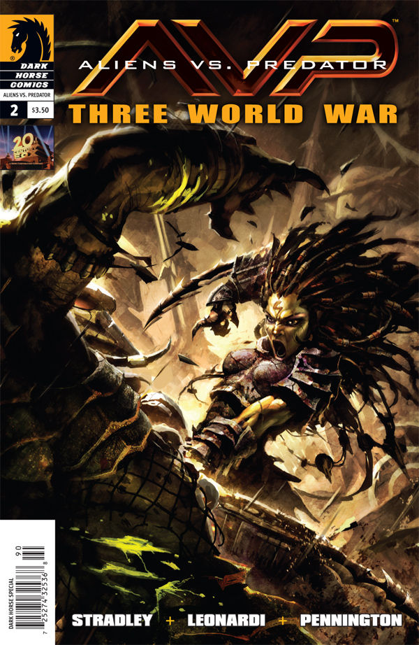 Cover of Aliens vs. Predator: Three World War #2