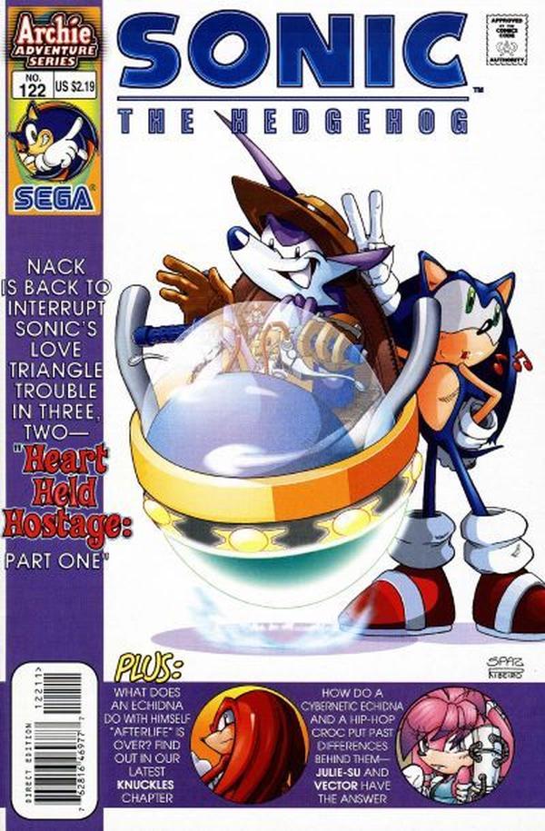 Cover of Sonic the Hedgehog #122