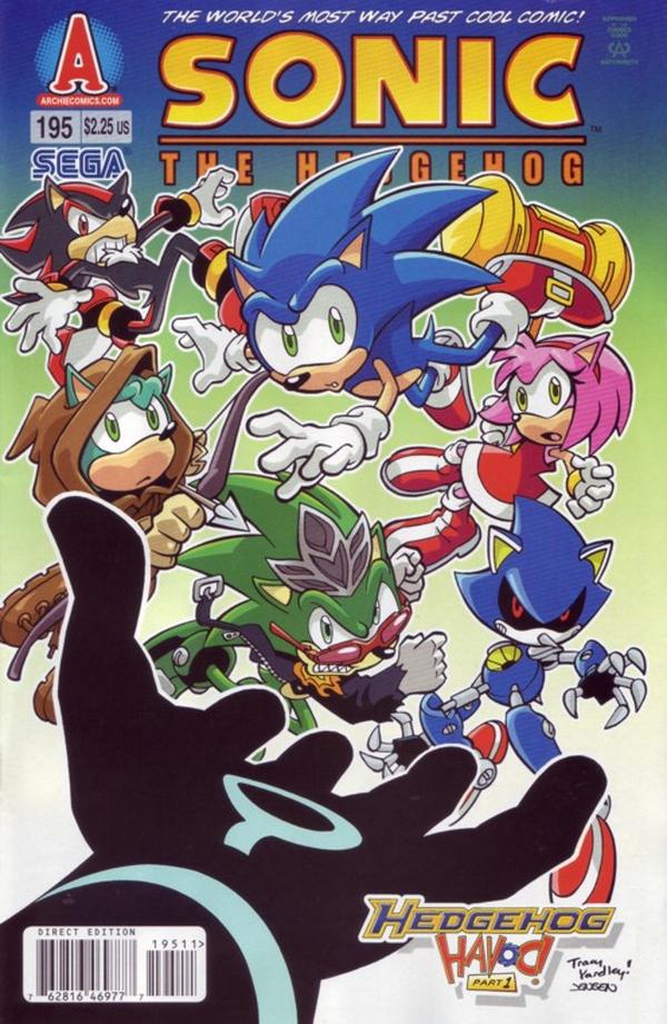 Cover of Sonic the Hedgehog #195