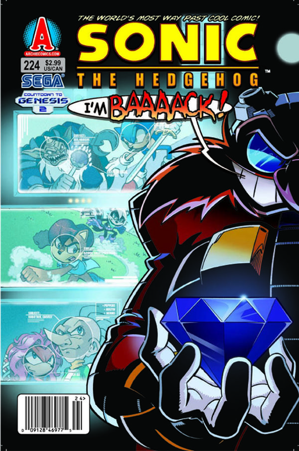 Cover of Sonic the Hedgehog #224