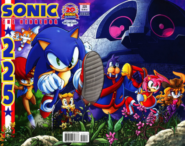 Sonic the Hedgehog #225 cover