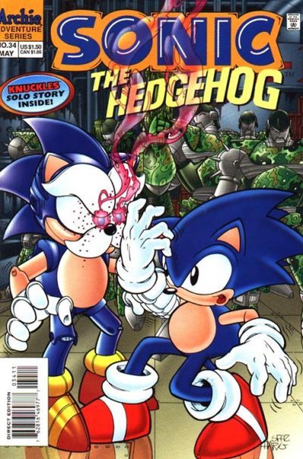 Cover of Sonic the Hedgehog #34