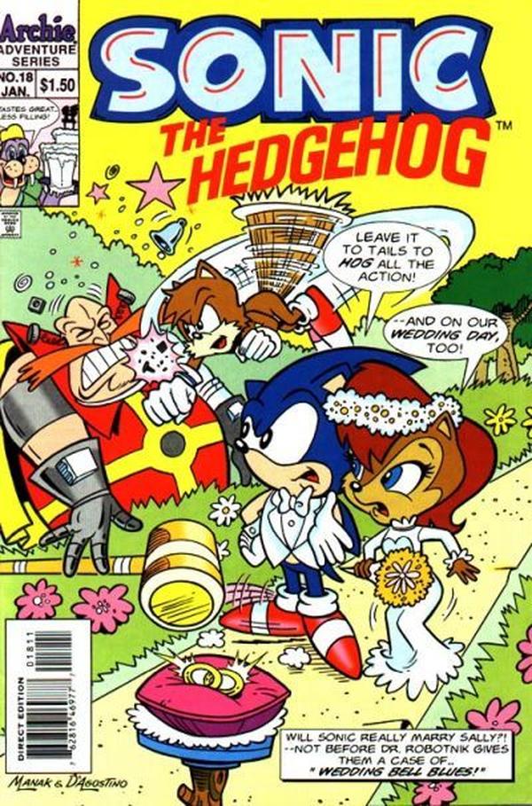 Cover of Sonic the Hedgehog #18