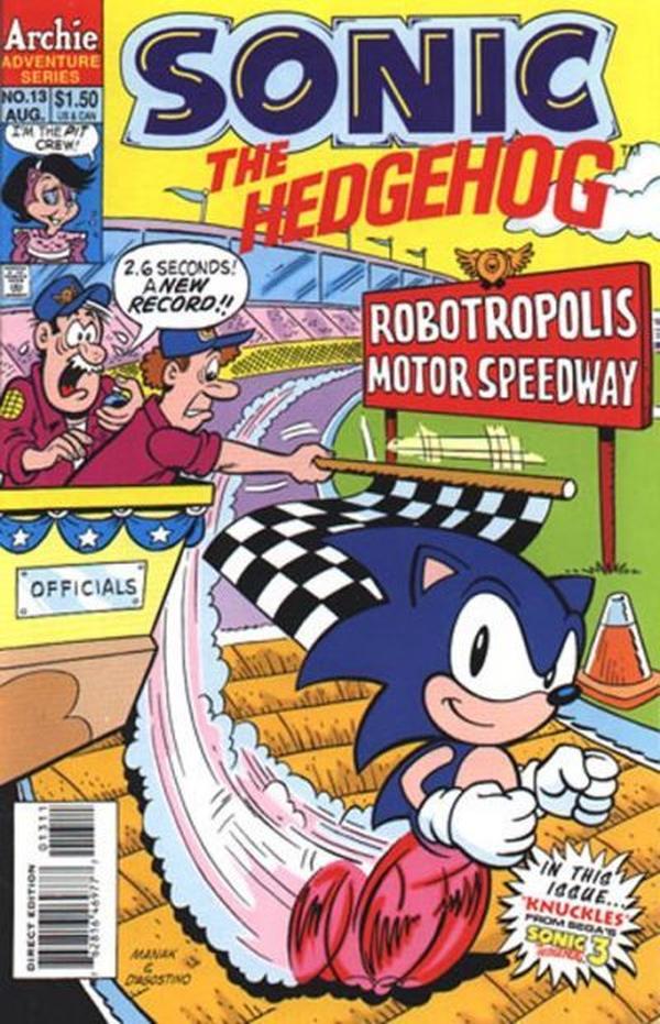 Cover of Sonic the Hedgehog #13