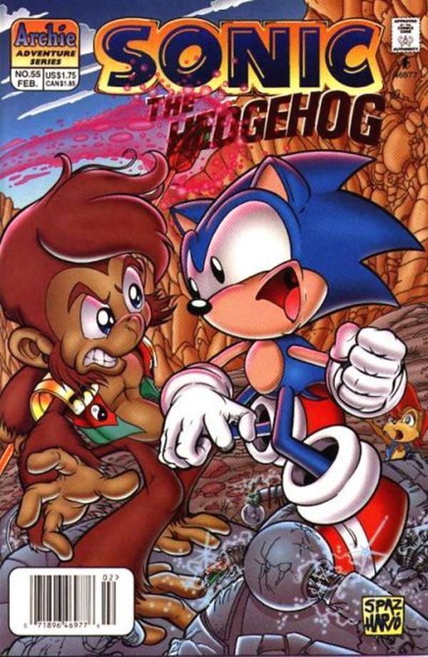 Cover of Sonic the Hedgehog #55