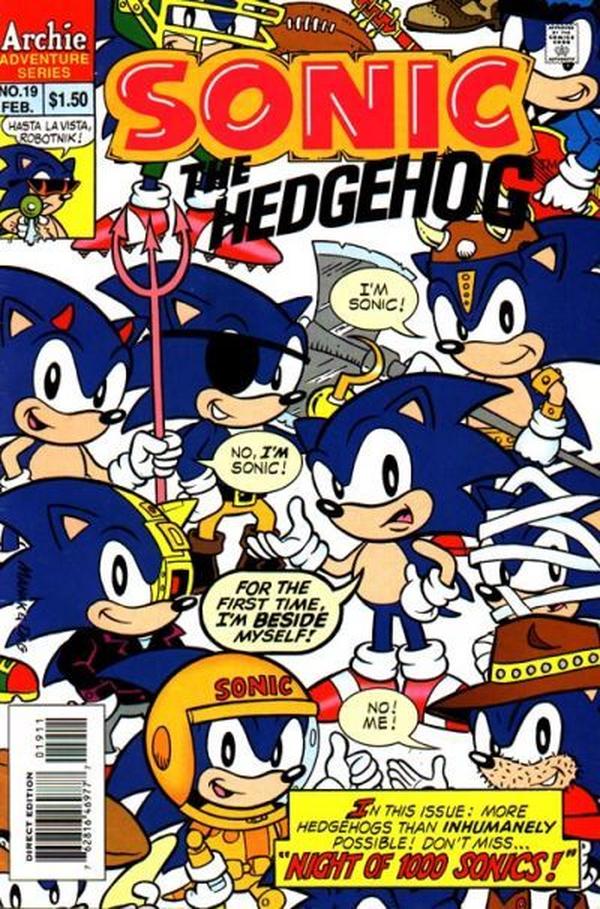 Cover of Sonic the Hedgehog #19