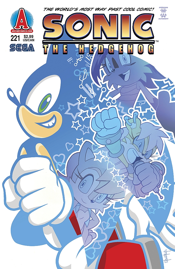 Cover of Sonic the Hedgehog #221