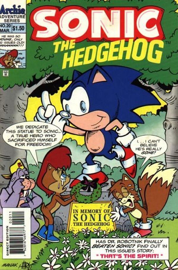 Cover of Sonic the Hedgehog #20