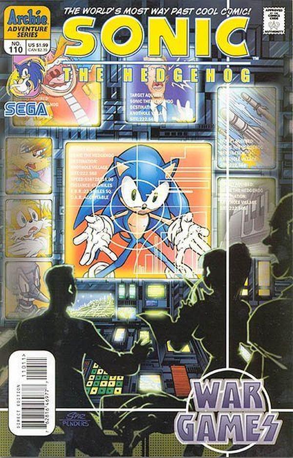 Cover of Sonic the Hedgehog #110