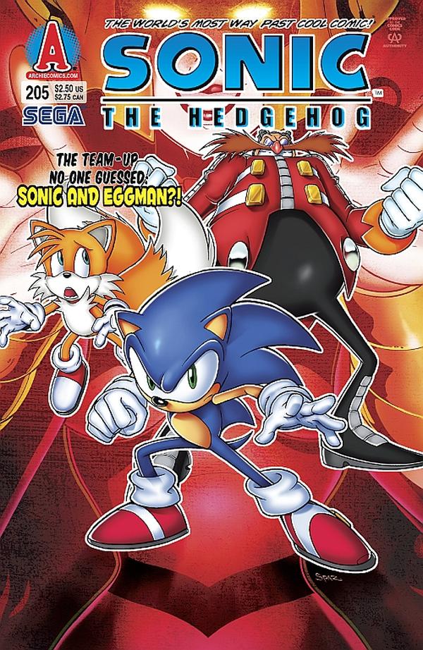 Cover of Sonic the Hedgehog #205