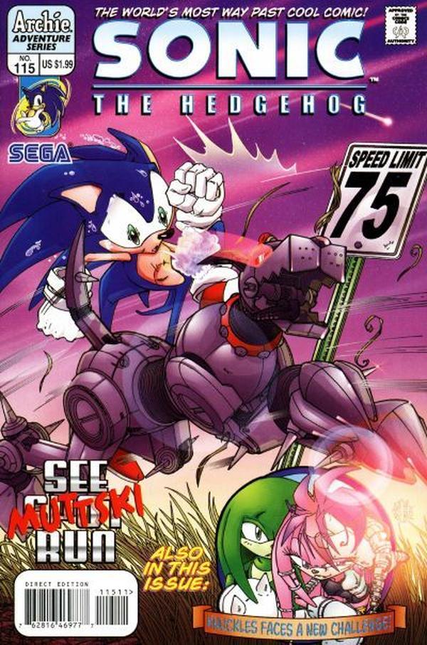 Cover of Sonic the Hedgehog #115