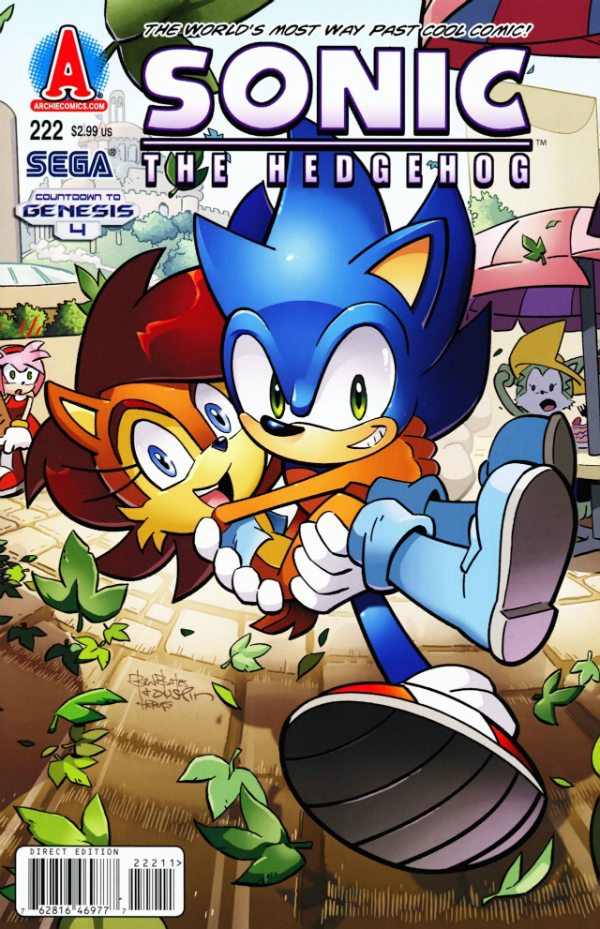 Cover of Sonic the Hedgehog #222