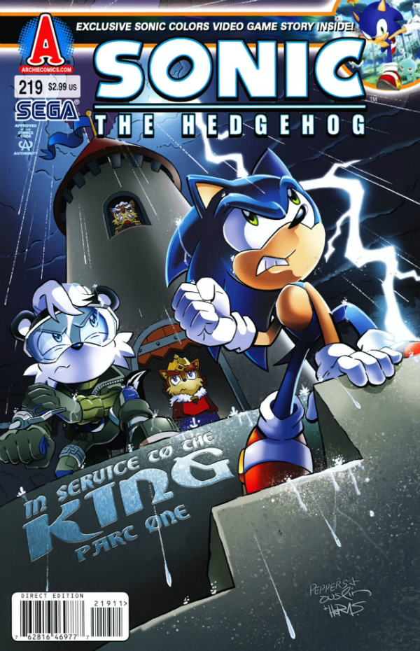 Cover of Sonic the Hedgehog #219