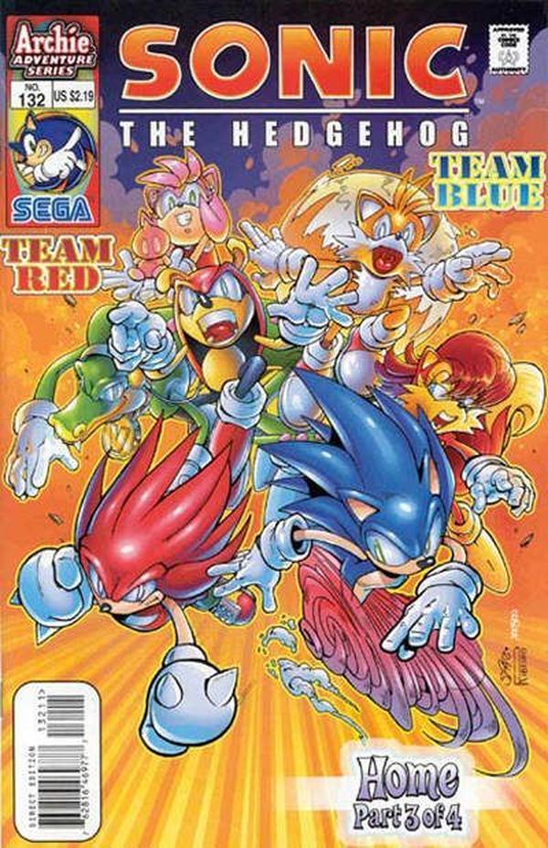 Cover of Sonic the Hedgehog #132