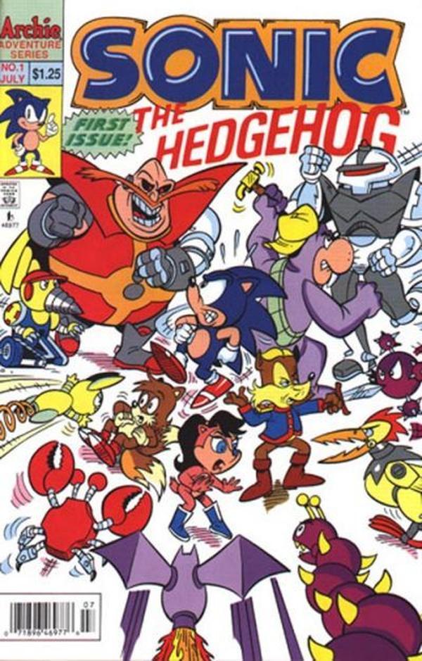 Sonic the Hedgehog #1 cover