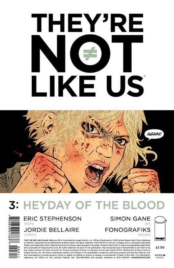 They're Not Like Us (2014) #3 cover