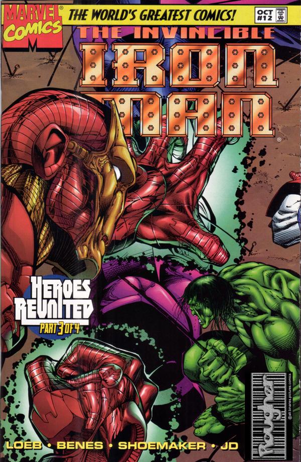 Iron Man (1996) #12 cover
