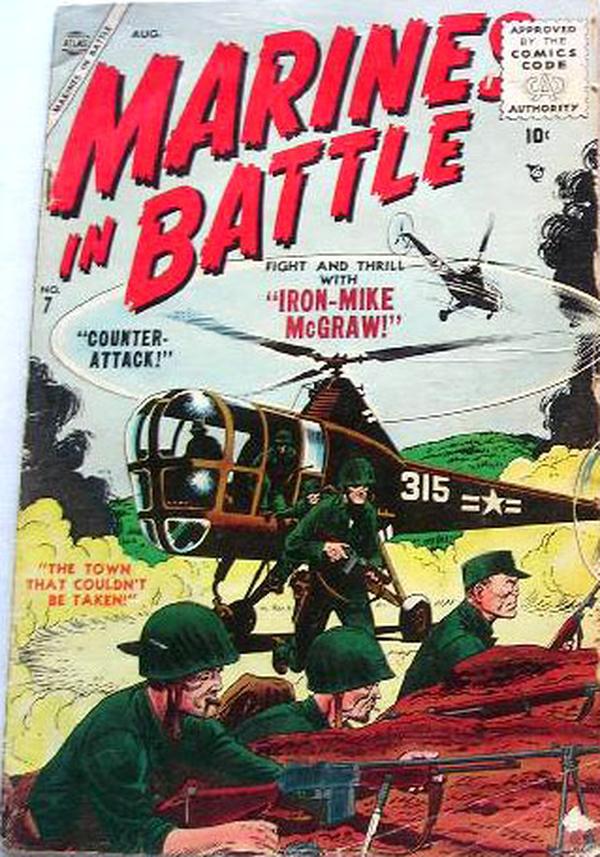 Marines in Battle (1954) #7 cover