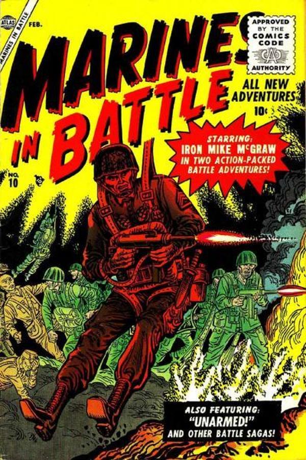Marines in Battle (1954) #10 cover