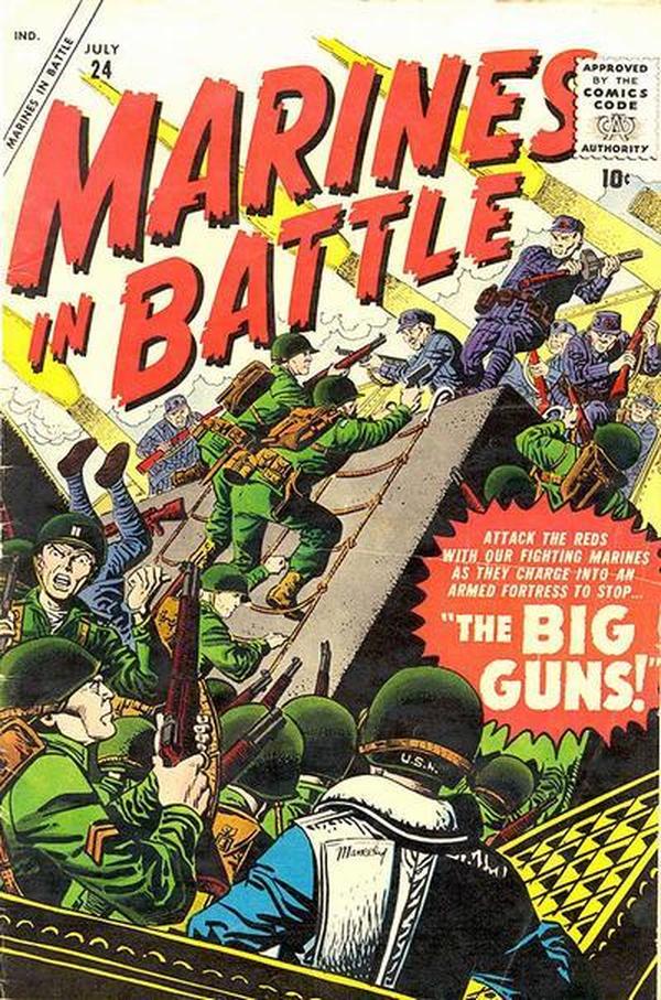 Marines in Battle (1954) #24 cover