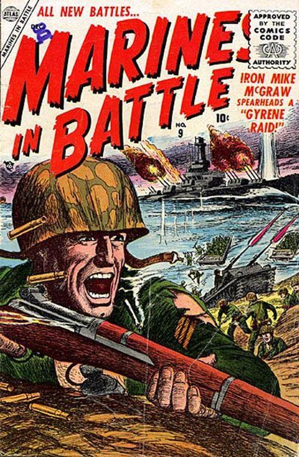 Marines in Battle (1954) #9 cover