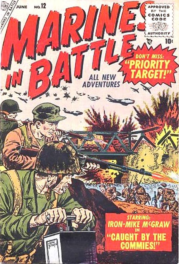 Marines in Battle (1954) #12 cover