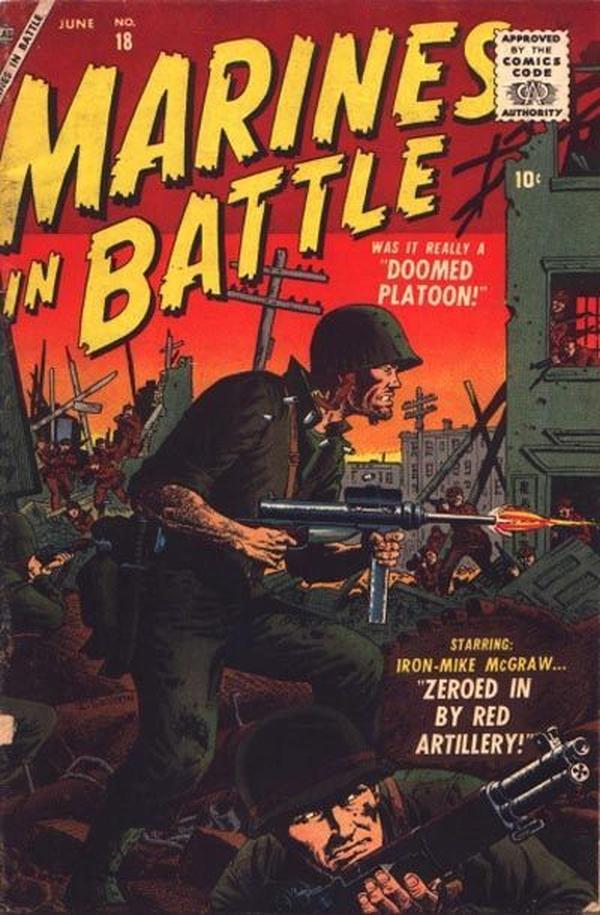 Marines in Battle (1954) #18 cover