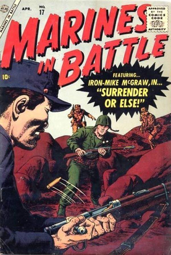 Marines in Battle (1954) #17 cover