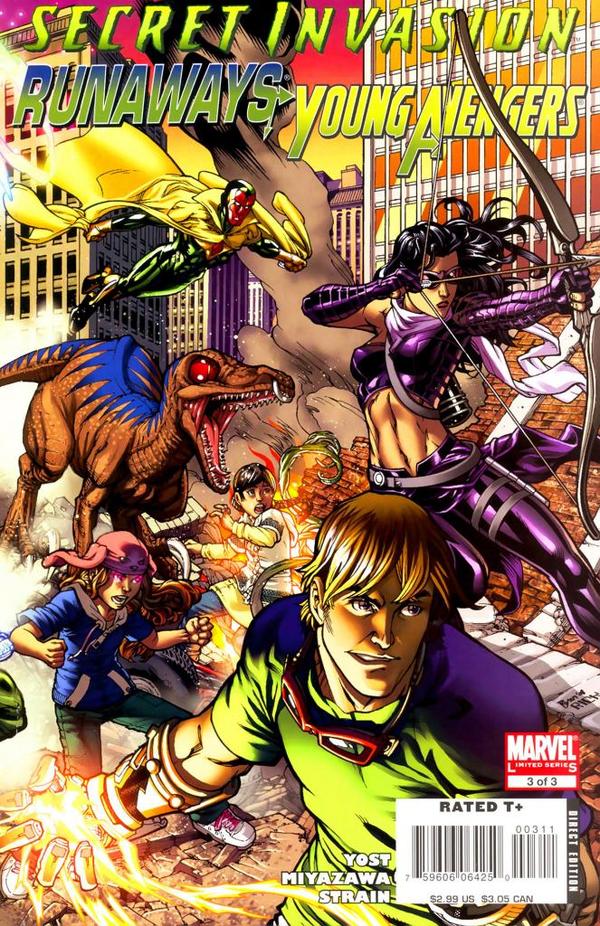 Secret Invasion: Runaways / Young Avengers (2008) #3 cover