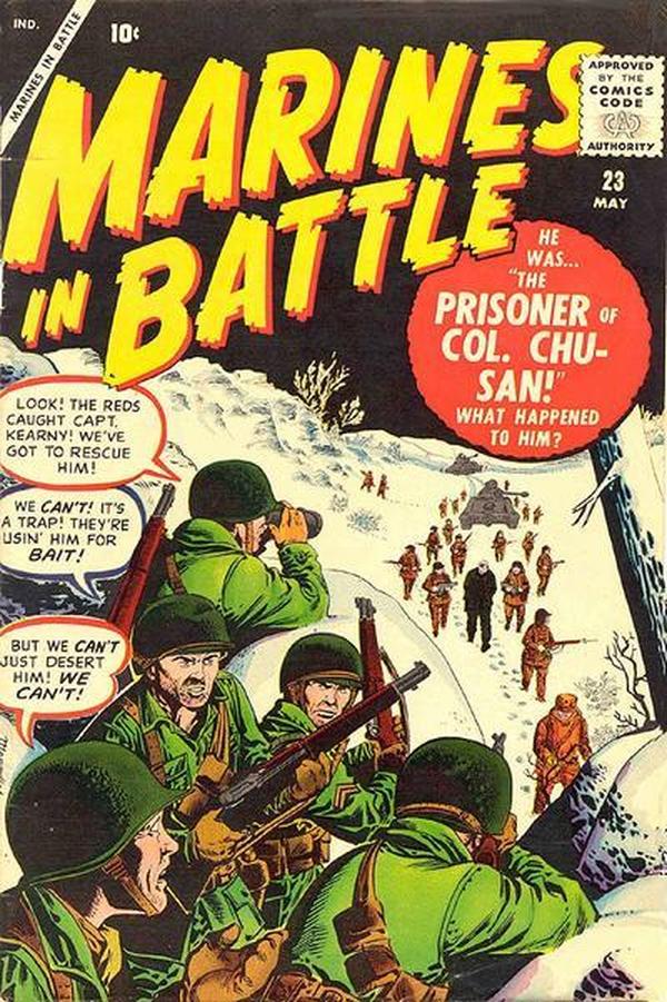 Marines in Battle (1954) #23 cover