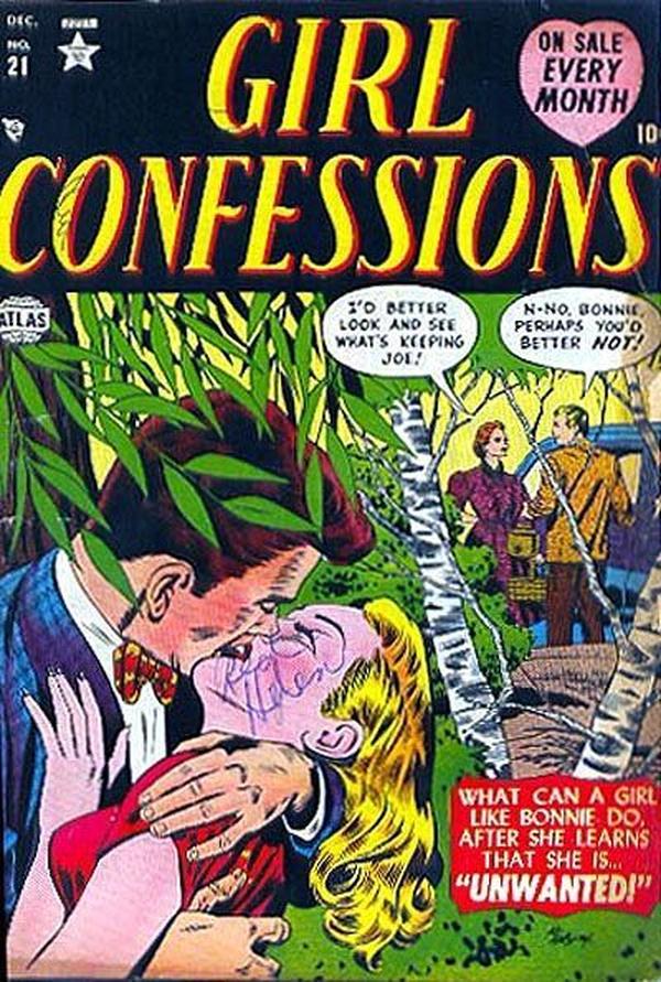 Girl Confessions (1952) #21 cover