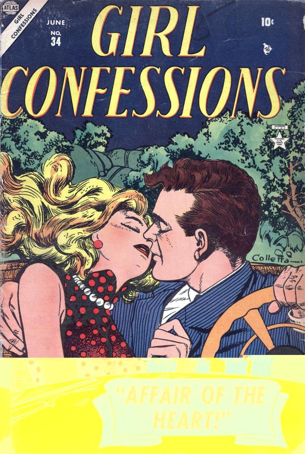 Girl Confessions (1952) #34 cover