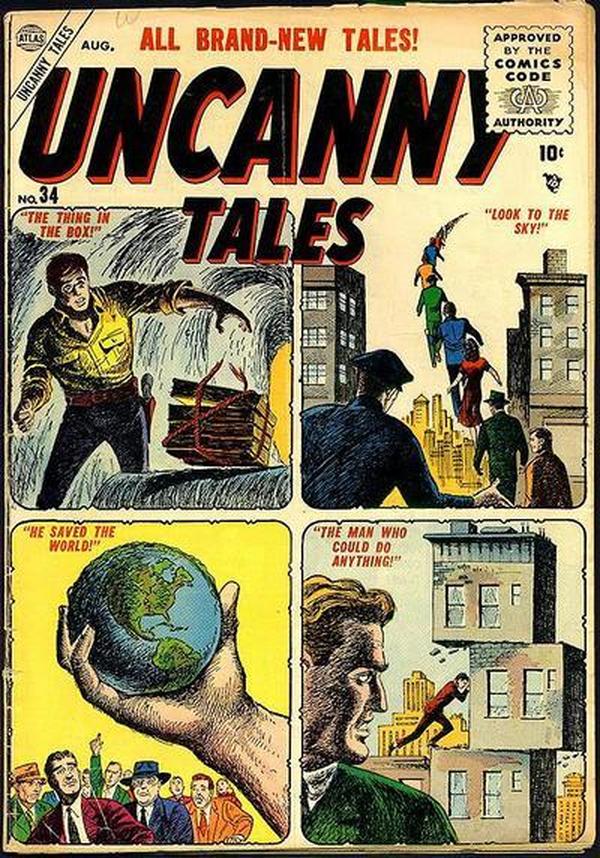 Uncanny Tales (1952) #34 cover