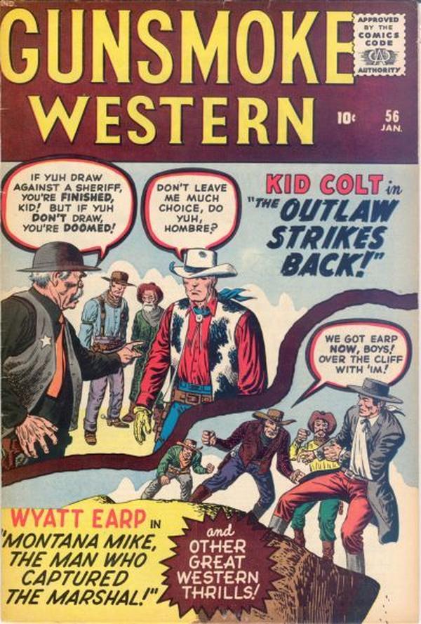 Gunsmoke Western (1955) #56 cover