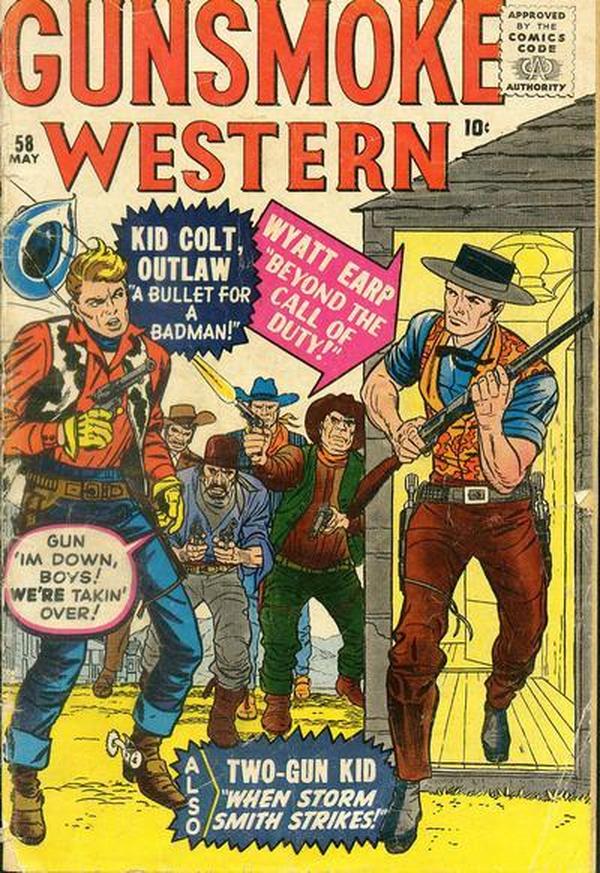 Gunsmoke Western (1955) #58 cover