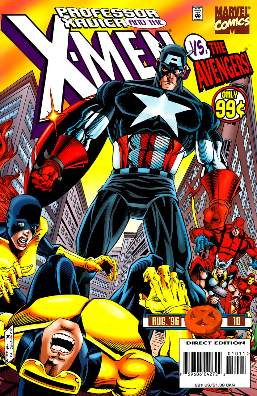 Professor Xavier and the X-Men (1995) #10 cover