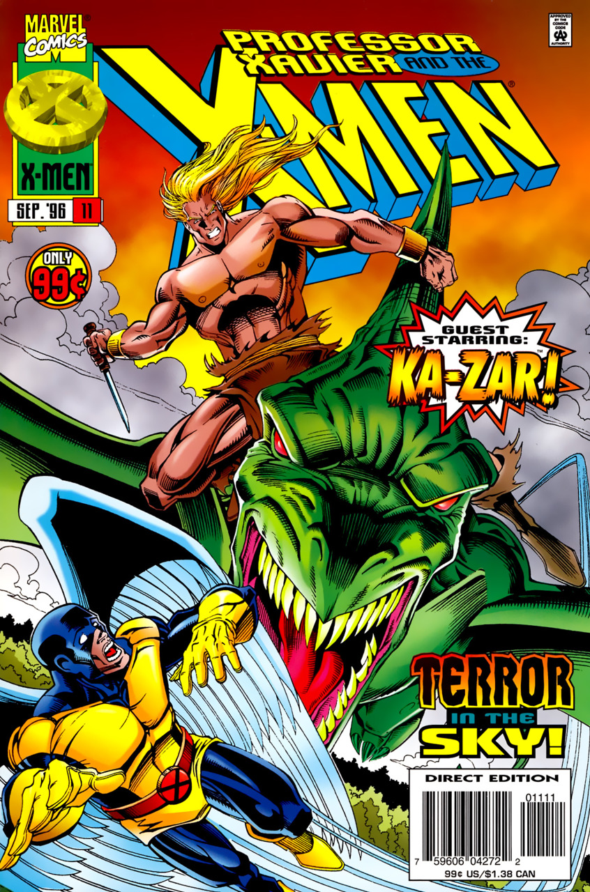 Professor Xavier and the X-Men (1995) #11 cover