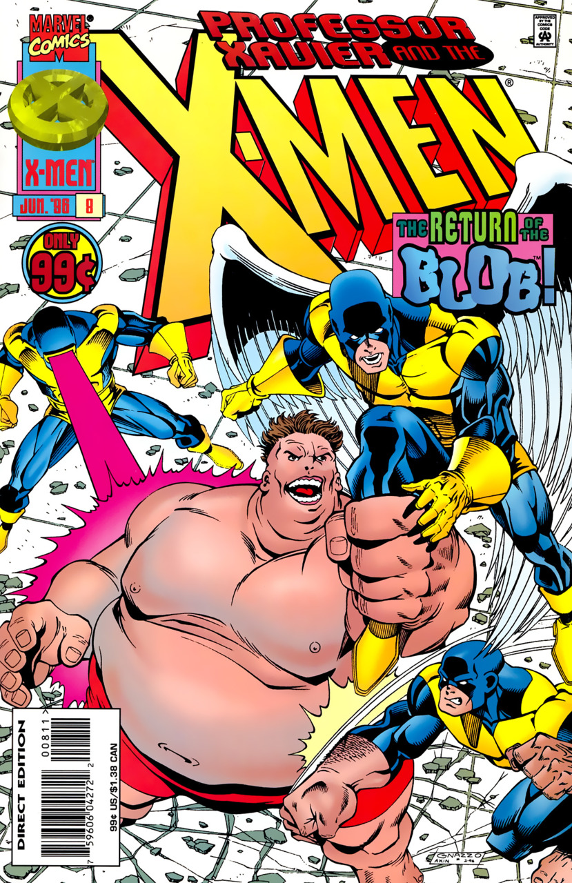 Professor Xavier and the X-Men (1995) #8 cover